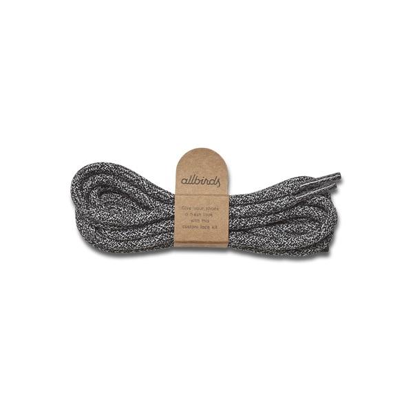 Men's Allbirds Runner Kit Laces Grey / White / Black | NZ1387GS