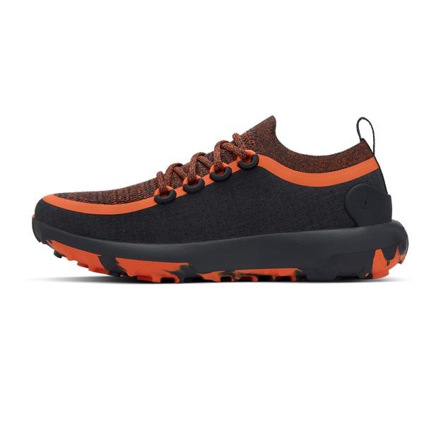 Men's Allbirds Trail Runner SWT Hiking Shoes Orange / Black | NZ1205GS