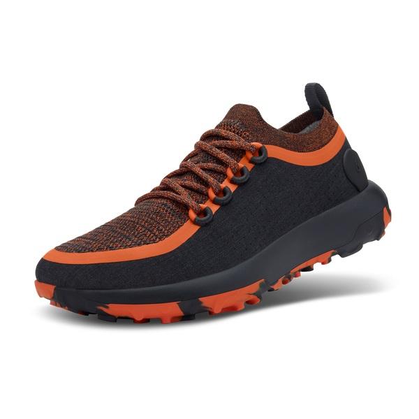 Men\'s Allbirds Trail Runner SWT Hiking Shoes Orange / Black | NZ1205GS