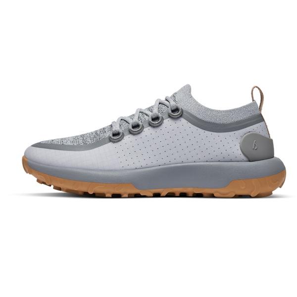 Men's Allbirds Trail Runner SWT Hiking Shoes Silver | NZ1211OK