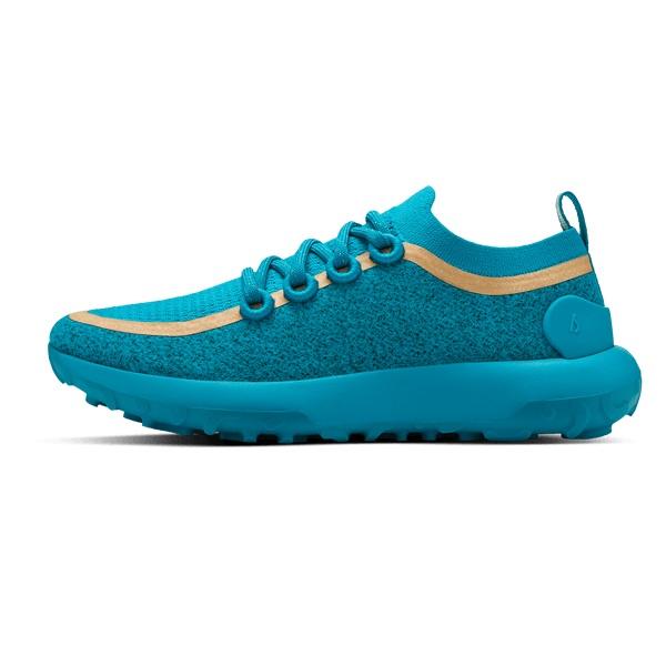 Men's Allbirds Trail Runner SWT Mizzles Running Shoes Turquoise | NZ1133OK