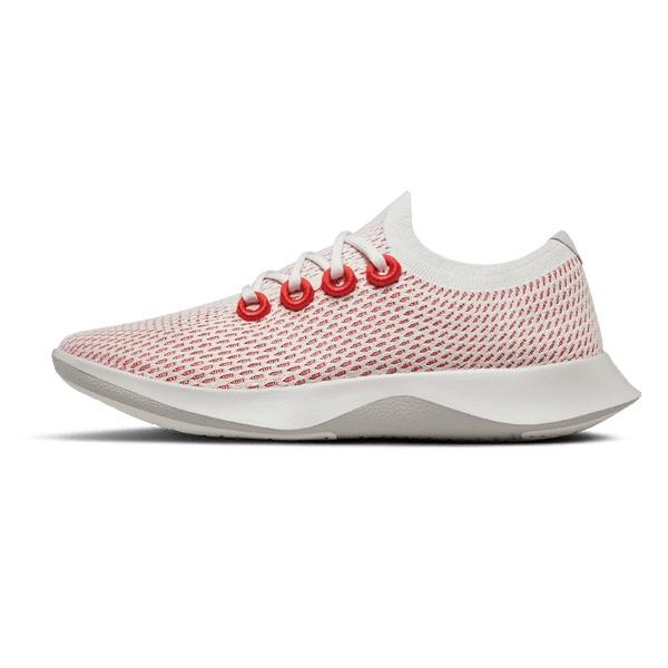 Men's Allbirds Tree Dasher 1 Running Shoes Red / White | NZ1161UZ