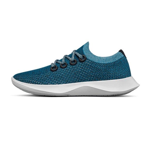 Men's Allbirds Tree Dasher 1 Running Shoes Aqua | NZ1163TC