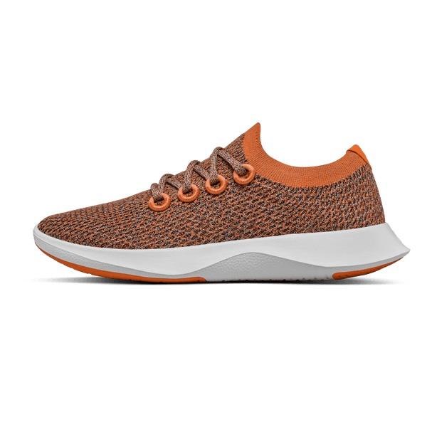 Men's Allbirds Tree Dasher 1 Running Shoes Orange / White | NZ1167QM