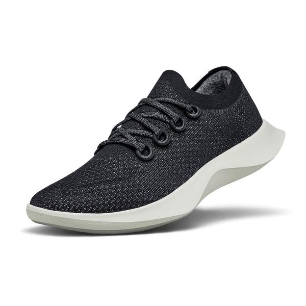 Men\'s Allbirds Tree Dasher 1 Running Shoes Black / White | NZ1171VR