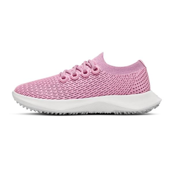 Men's Allbirds Tree Dasher 2 Running Shoes Pink / White | NZ1187UZ