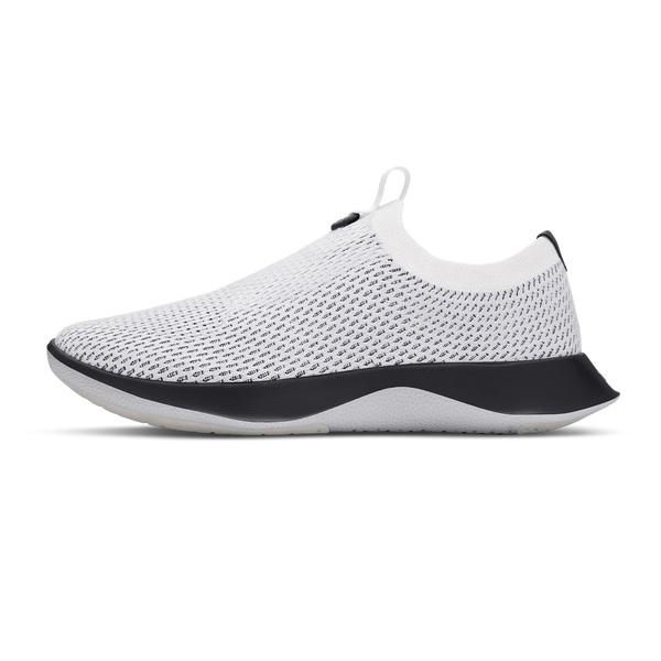 Men's Allbirds Tree Dasher Relay Running Shoes White / Black | NZ1156SG