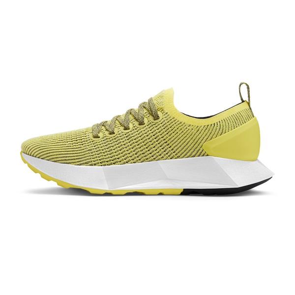 Men's Allbirds Tree Flyers Running Shoes Yellow | NZ1175LI