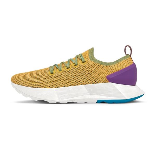 Men's Allbirds Tree Flyers Running Shoes Yellow | NZ1180FD