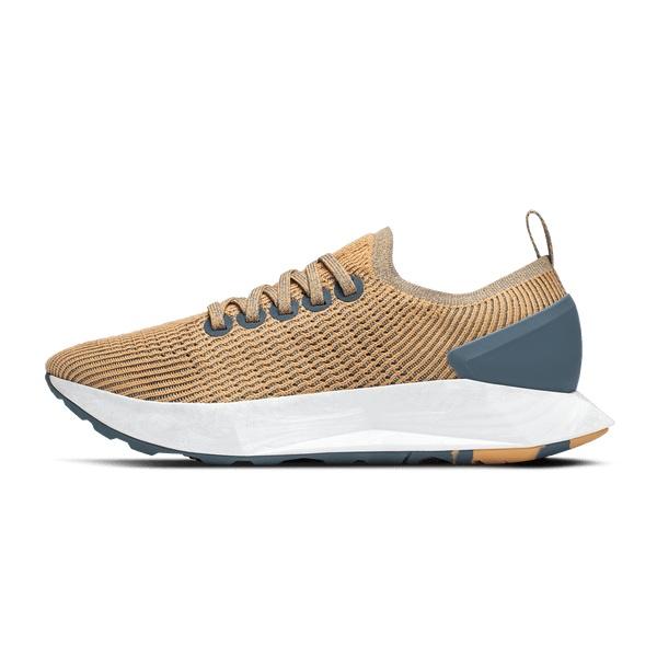 Men's Allbirds Tree Flyers Running Shoes Brown / White | NZ1183AH