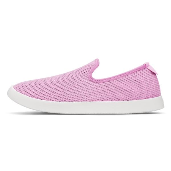 Men's Allbirds Tree Loungers Slip On Shoes Pink / White | NZ1103DF