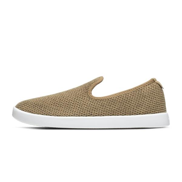 Men's Allbirds Tree Loungers Slip On Shoes Brown | NZ1104SG