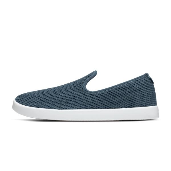 Men's Allbirds Tree Loungers Slip On Shoes Turquoise | NZ1105AH