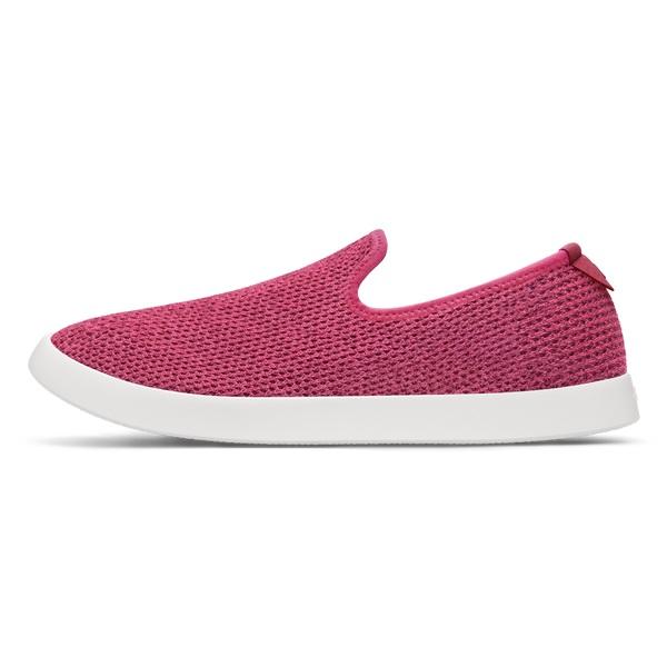 Men's Allbirds Tree Loungers Slip On Shoes Red / White | NZ1106PJ