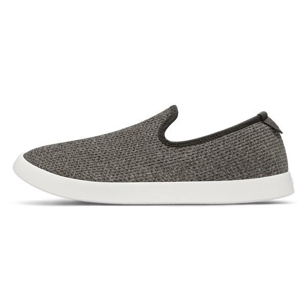 Men's Allbirds Tree Loungers Slip On Shoes Brown / White | NZ1109UZ