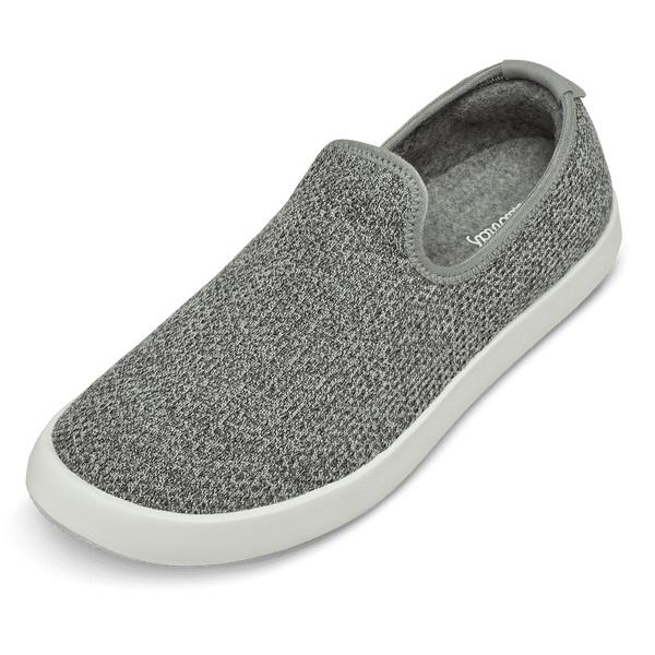 Men\'s Allbirds Tree Loungers Slip On Shoes Silver | NZ1111TC