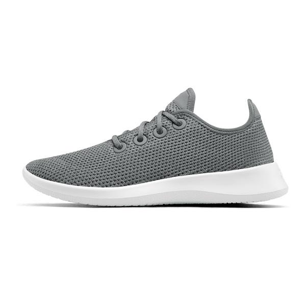 Men's Allbirds Tree Runner Sneakers Grey / White | NZ1079AH