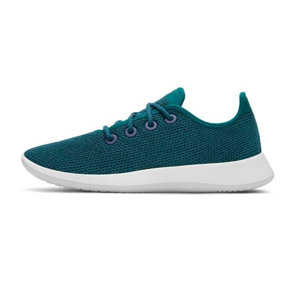 Men's Allbirds Tree Runner Sneakers Turquoise | NZ1073NZ