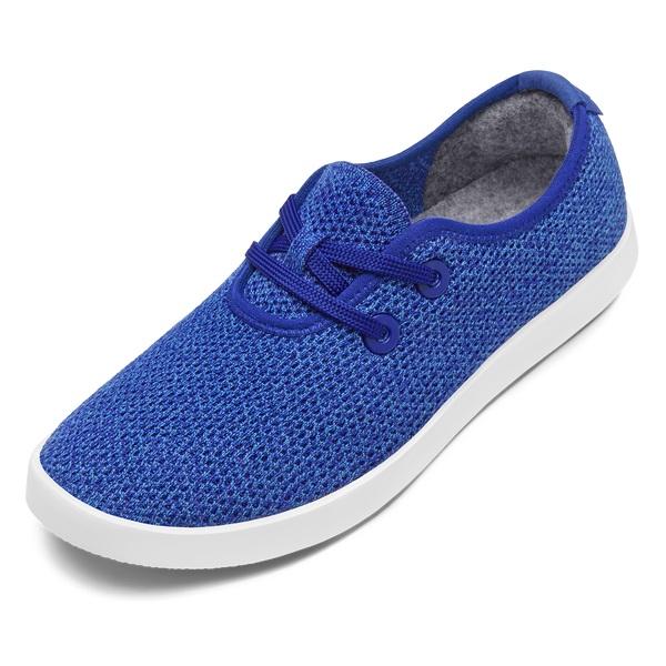 Men\'s Allbirds Tree Skippers Sneakers Blue | NZ1014BE