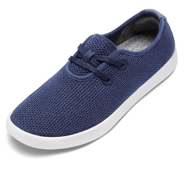 Men\'s Allbirds Tree Skippers Sneakers Navy | NZ1015VR