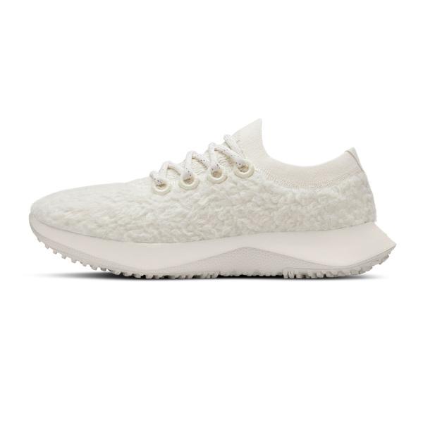 Men's Allbirds Wool Dasher Fluffs Running Shoes White | NZ1126HA