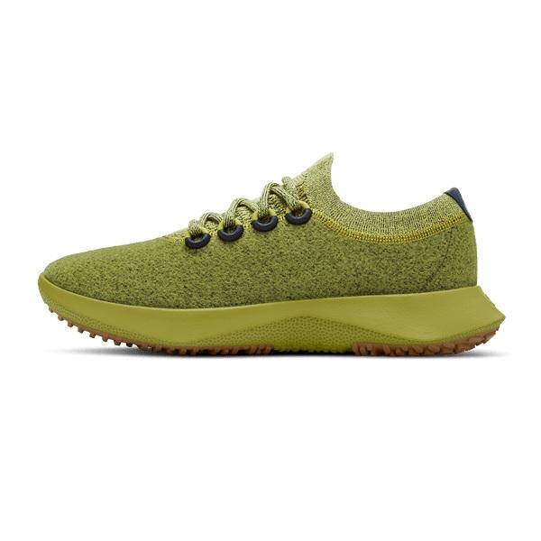 Men's Allbirds Wool Dasher Mizzles Running Shoes Olive | NZ1137TC