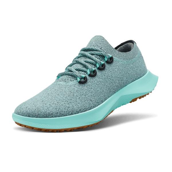 Men\'s Allbirds Wool Dasher Mizzles Running Shoes Mint | NZ1138RV