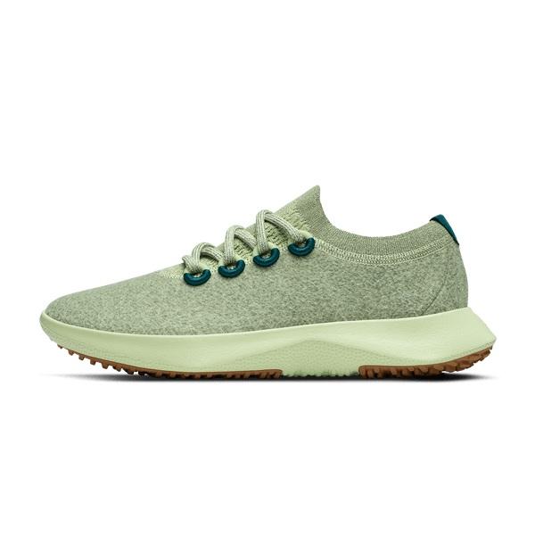 Men's Allbirds Wool Dasher Mizzles Running Shoes Green | NZ1139EB