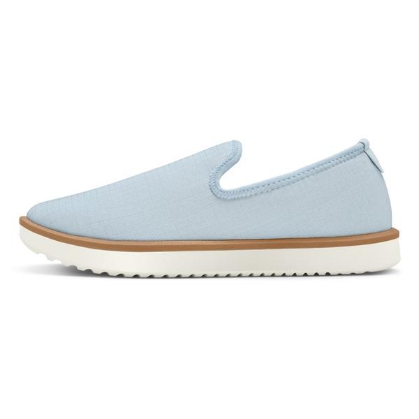 Men's Allbirds Wool Lounger Woven Slip On Shoes Blue | NZ1085TC