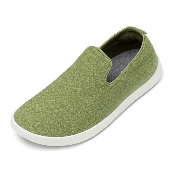 Men\'s Allbirds Wool Loungers Slip On Shoes Olive | NZ1092BE