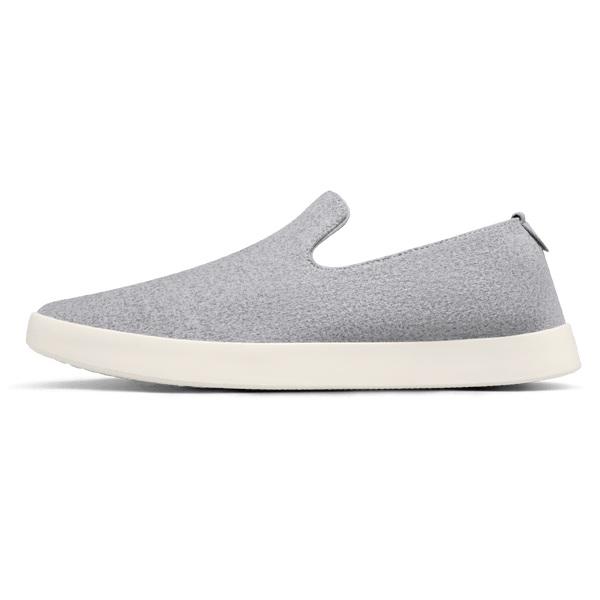 Men's Allbirds Wool Loungers Slip On Shoes Grey | NZ1095XY