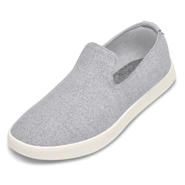 Men\'s Allbirds Wool Loungers Slip On Shoes Grey | NZ1095XY