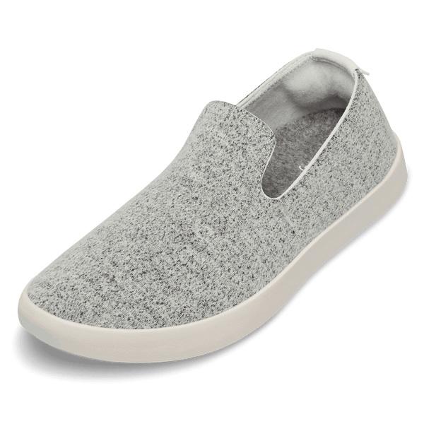 Men\'s Allbirds Wool Loungers Slip On Shoes Grey / White | NZ1097LI