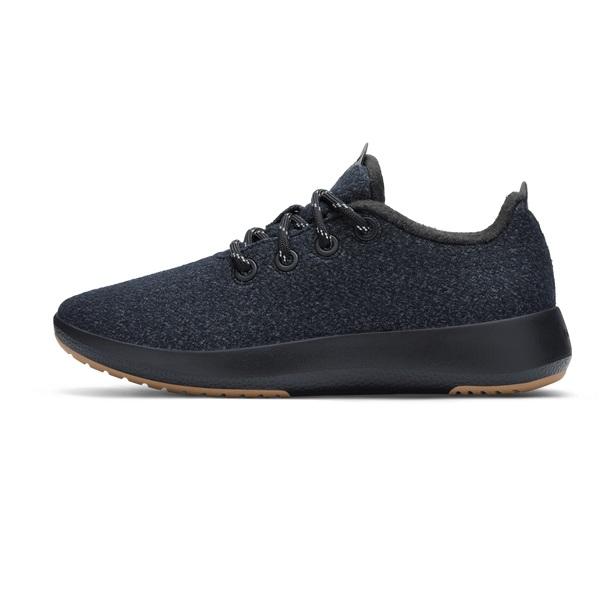 Men's Allbirds Wool Mizzles Sneakers Black | NZ1050FD