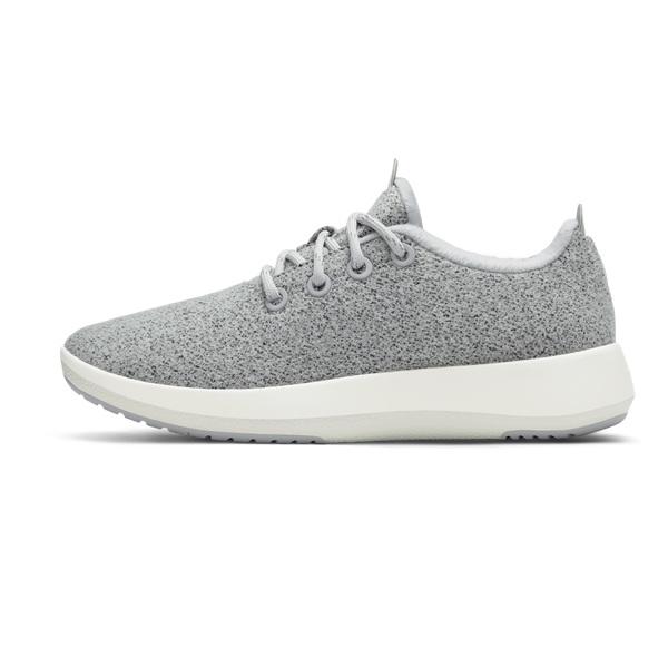 Men's Allbirds Wool Mizzles Sneakers Silver | NZ1049GS