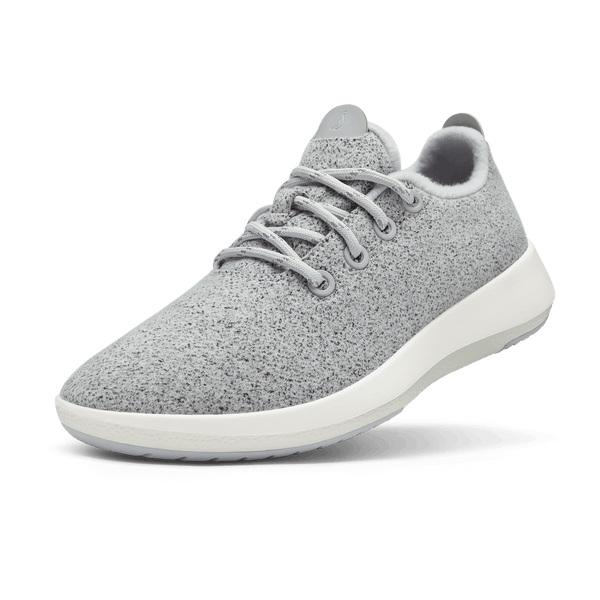 Men\'s Allbirds Wool Mizzles Sneakers Silver | NZ1049GS