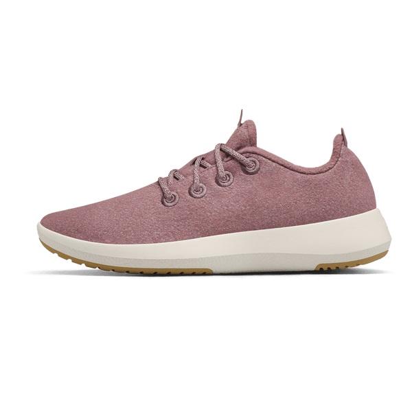 Men's Allbirds Wool Mizzles Waterproof Shoes Pink / White | NZ1260SG