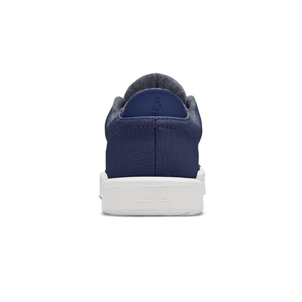 Men's Allbirds Wool Piper Woven Sneakers Navy | NZ1009EB