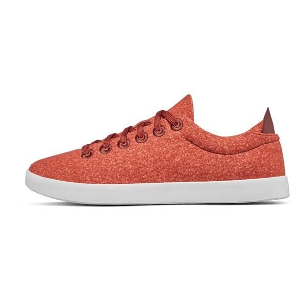 Men's Allbirds Wool Pipers Sneakers Red | NZ1027AH