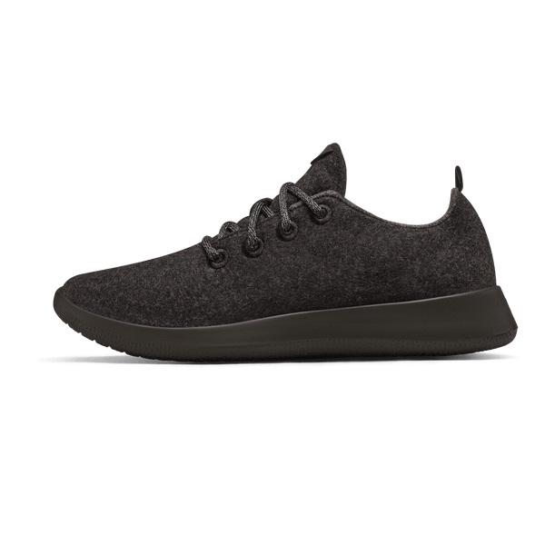 Men's Allbirds Wool Runner Sneakers Black | NZ1068CT