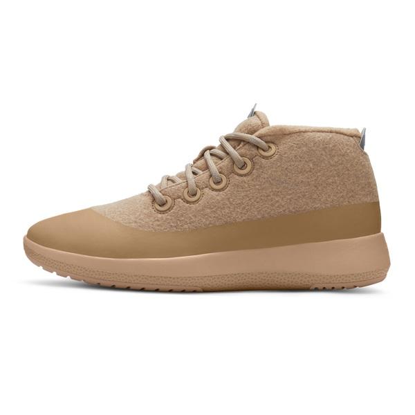 Men's Allbirds Wool Runner-up Mizzle Plus High Tops Brown | NZ1225XY