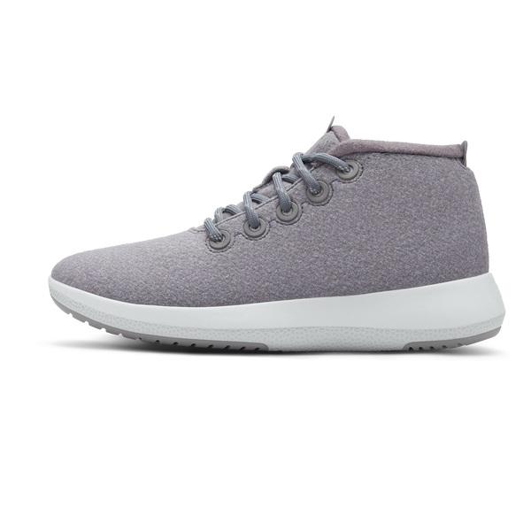 Men's Allbirds Wool Runner-up Mizzles High Tops Grey | NZ1227LI