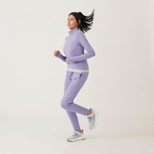 Women's Allbirds Performance Quarter Zip Hoodie Purple | NZ1774KO