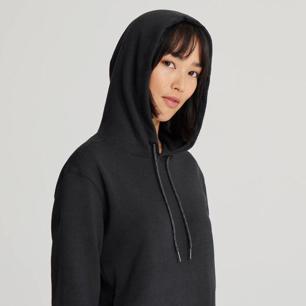 Women's Allbirds R&R Hoodie Black | NZ1782PJ