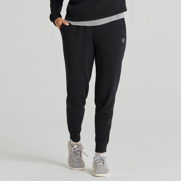 Women\'s Allbirds R&R Sweat Pants Black | NZ1769VR