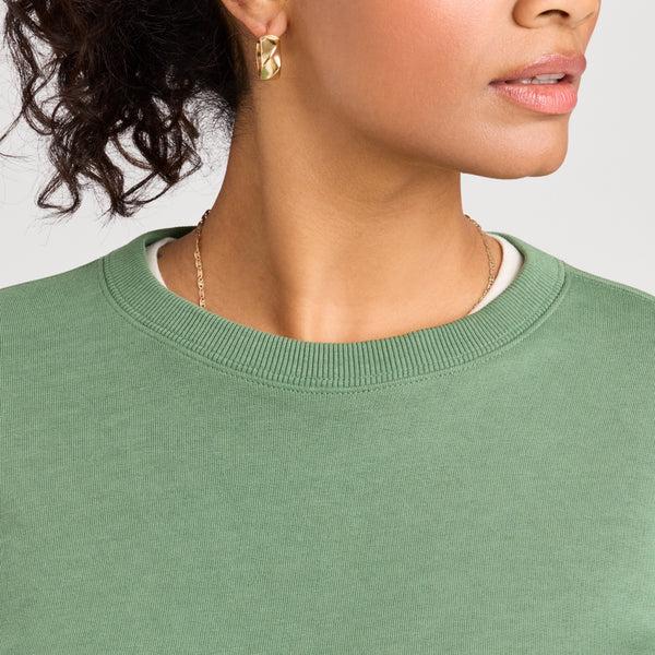 Women's Allbirds R&R Sweat Shirts Green | NZ1753DF