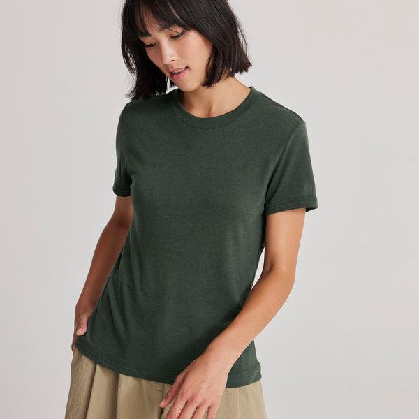 Women's Allbirds Sea T Shirts Green | NZ1738WN