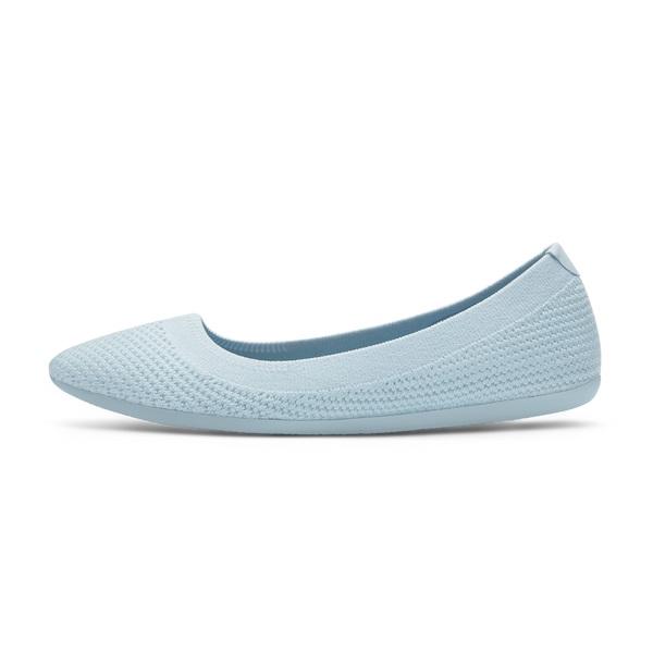 Women's Allbirds Tree Breezers Flat Shoes Mint | NZ1663NW