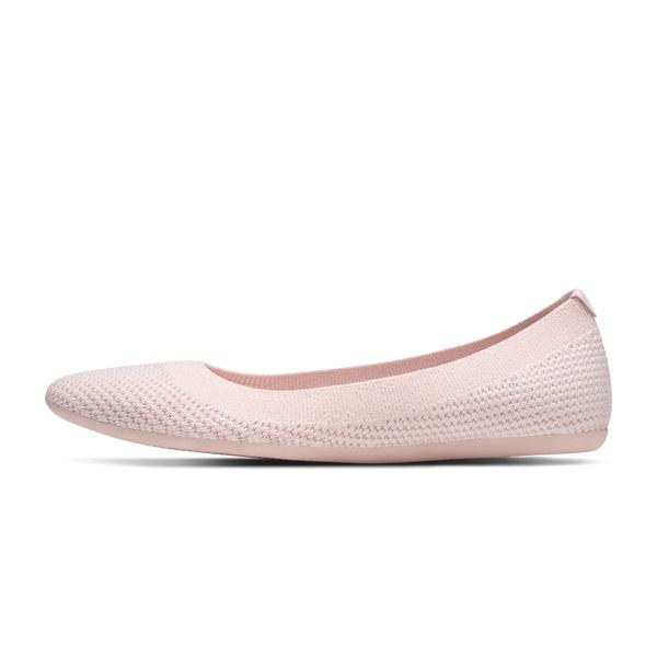 Women's Allbirds Tree Breezers Flat Shoes Pink | NZ1669LI