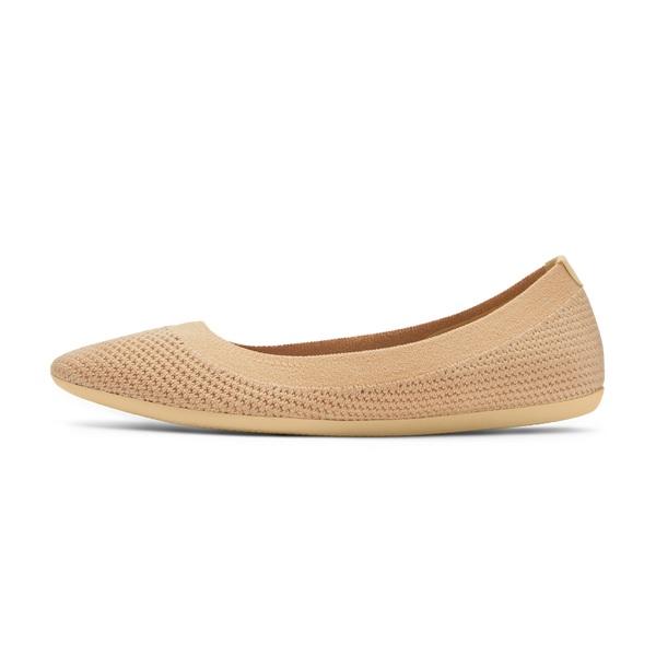 Women's Allbirds Tree Breezers Lux Flat Shoes Brown | NZ1671NZ